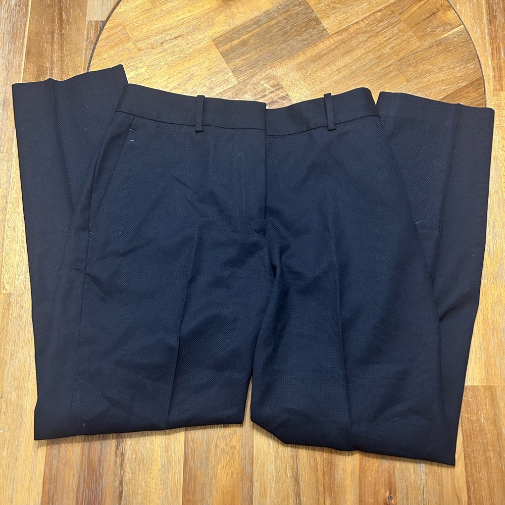 Reiss Navy Straight Leg Trousers